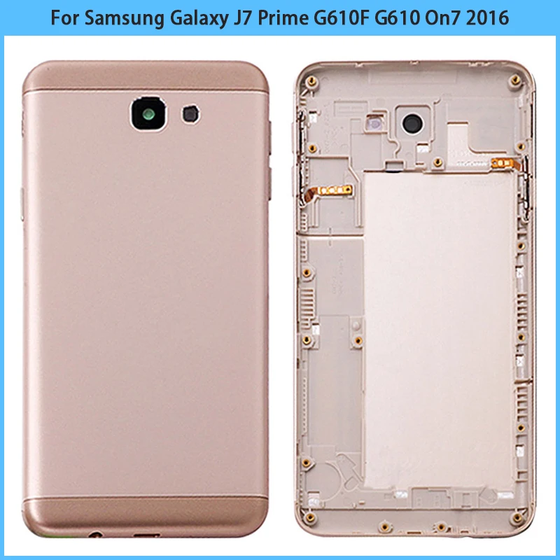 Новый металлический корпус J7 Prime G610F G610 On7 2016 для Samsung Galaxy J5 G570F G570 On5 задняя крышка