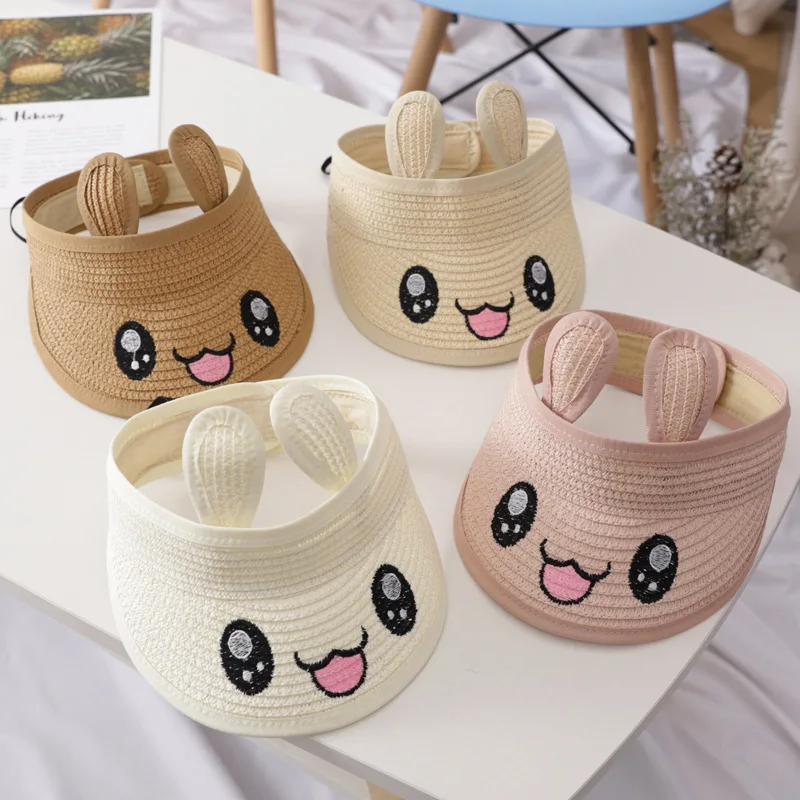 Соломенная шляпка для маленьких девочек мальчиков Детская Рыбацкая шляпа 4 цвета от солнца хит продаж лето