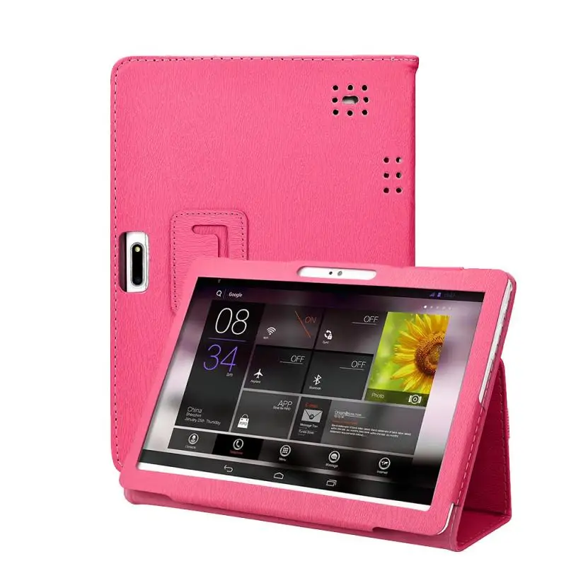 

Universal Folio Leather Stand Cover Case For 10'' 10.1 Inch Android Tablet PC Protective PU Flip Smart Case Anti-dirts Flexible