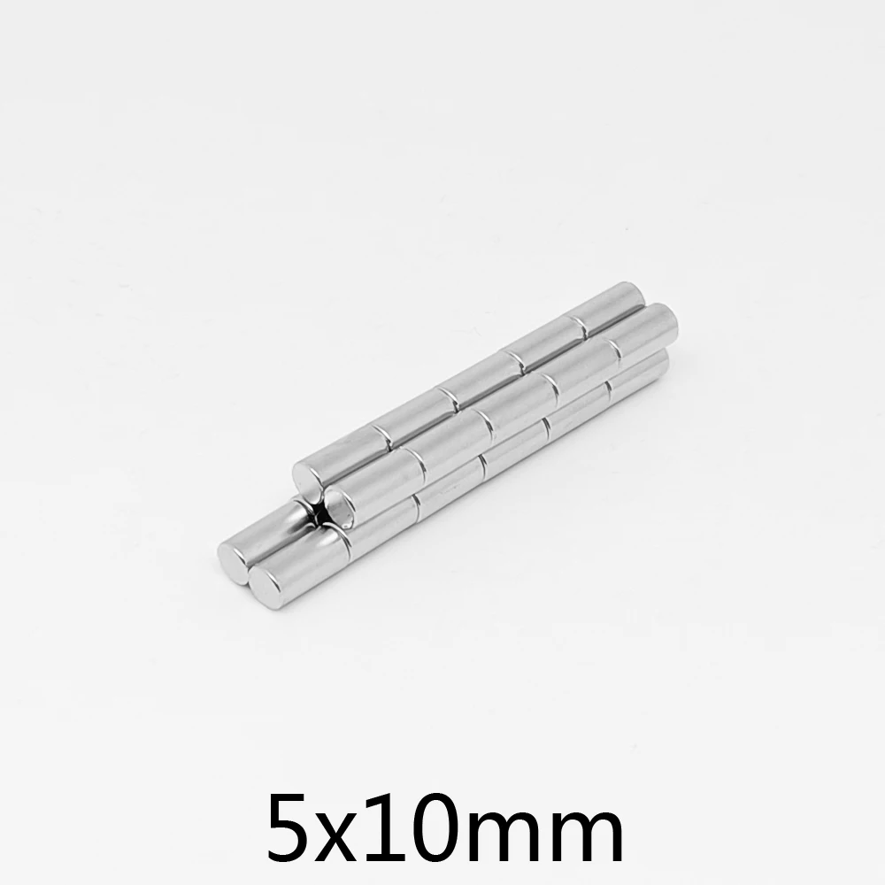 

Круглые неодимовые магниты 5x10 мм, 20 ~ 300 шт., 5x10 мм, Мини магнитный диск 5*10 мм, Сильный цилиндр, редкоземельный магнит 5 мм x 10 мм, N35
