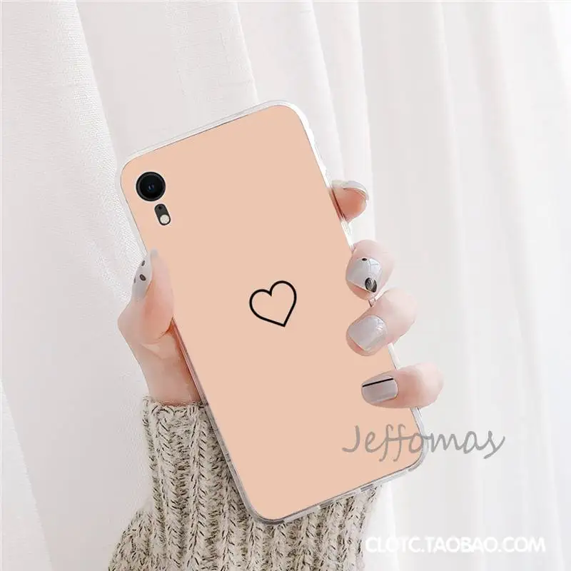 

love heart Phone Case For iphone 12 5 5s 5c se 6 6s 7 8 plus x xs xr 11 pro max