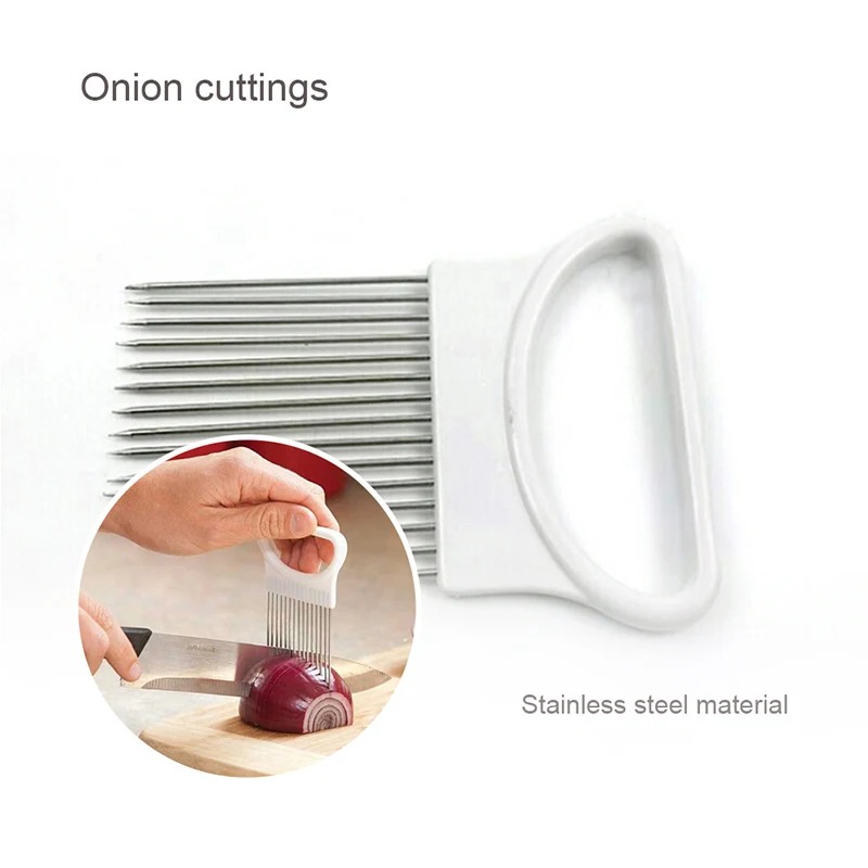 Слайсеры из нержавеющей стали лук томатный слайсер помощь режущая направляющая