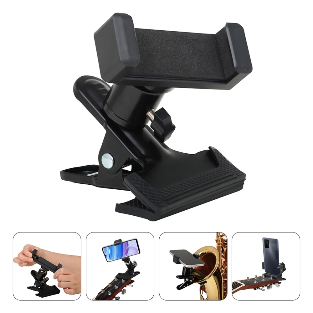 

1pc Rotation Guitar Phone Holder Universal Guitar Phone Supporting Bracket