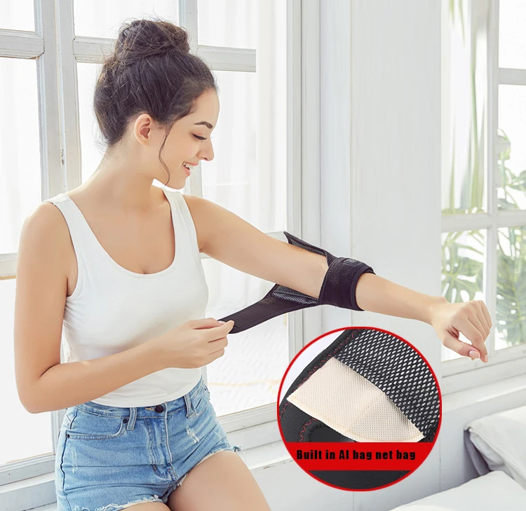 

Electric Heating Elbow Pads Adjustable USB Powered Arm Guard Portable Elbow Joints Protector for Women Men A66