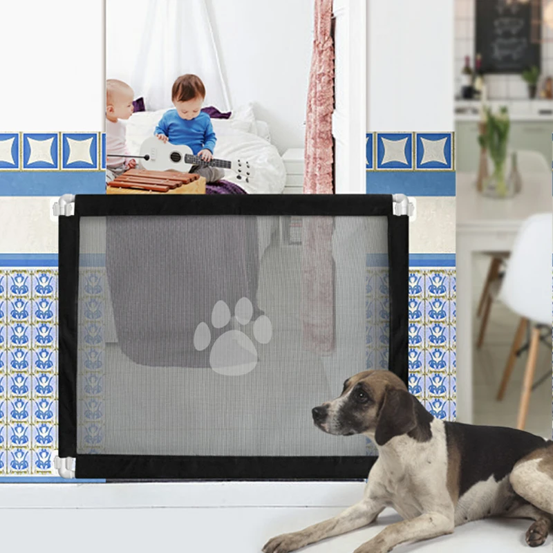 С рисунком собачки и котика заборы Портативный Детские забор домашних животных