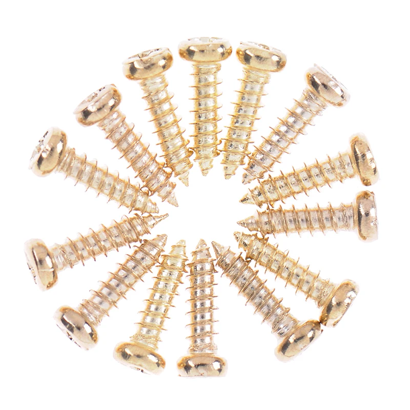 

50Pcs/lot Installation Screws for Acoustic Electric Guitar Bass Musical Instrument Guitar Parts & Accessories 2.2mm*9mm