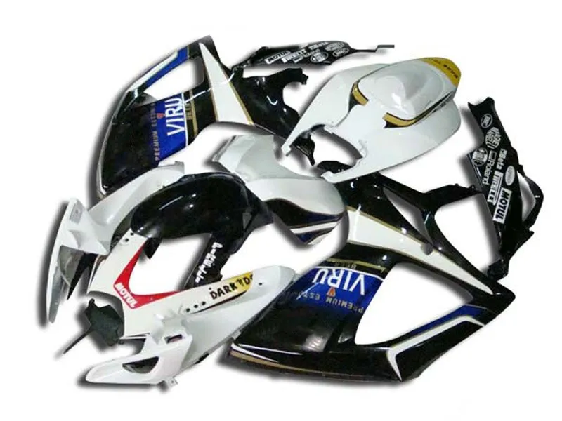 Набор обтекателей для мотоцикла GSXR600 750 K6 06 07 GSXR 600 GSXR750 GSX R600 2006 2007 Белый Черный