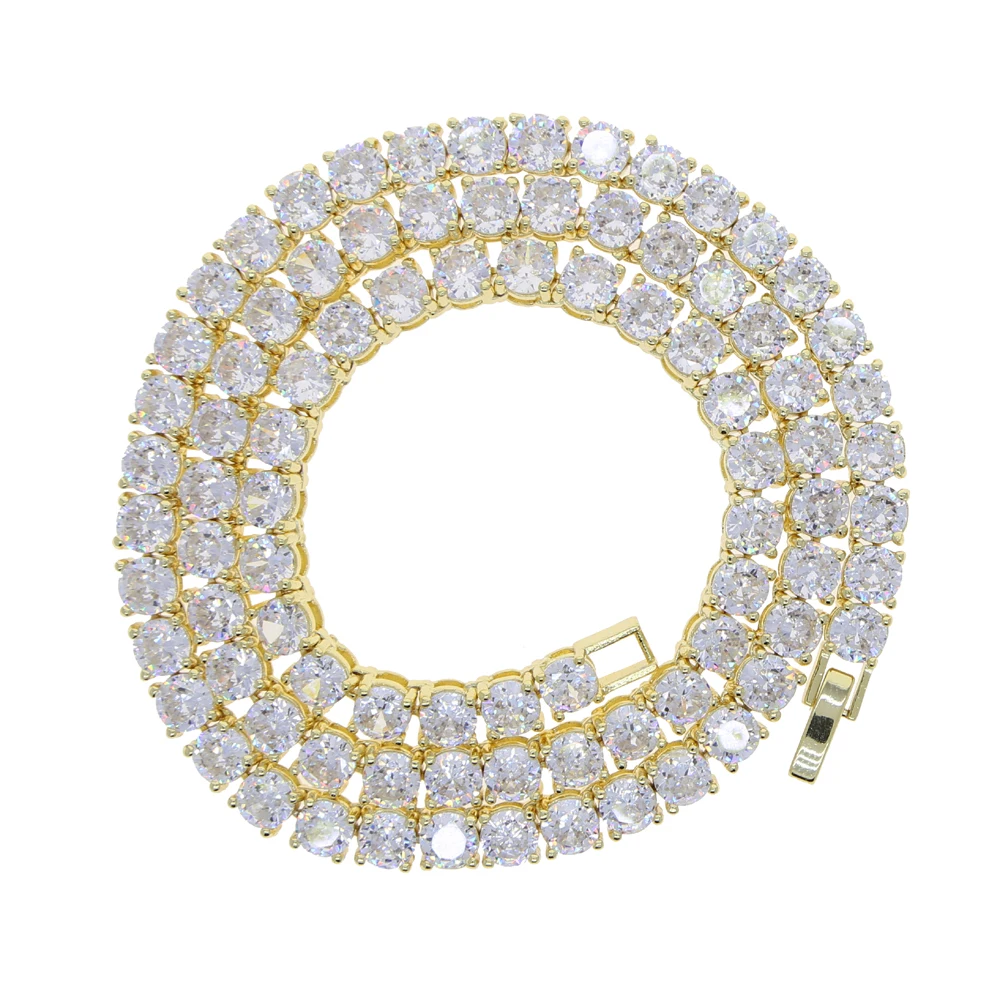 Цепочка с подвеской в стиле хип-хоп для мужчин и женщин ожерелье под золото