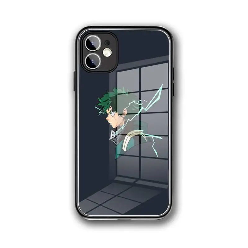 Чехол Todoroki Shouto моя геройская Академия для телефона закаленное стекло iPhone 12 Pro Max