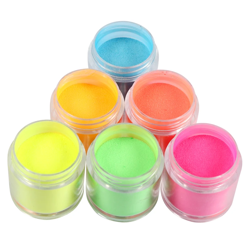 

Acrylic Powder Luminous Neon Phosphor Nail Dipping Powder Glow In Dark Nail Art Dip Powder Glitter Pigment Dust For Nail