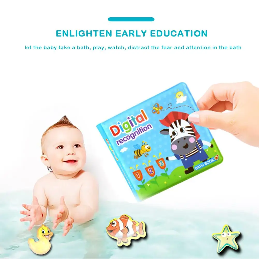 Floating Baby Bath Time Waterproof Bathtub Books Kids portable Learning Toys Educational Infant water for Toddlers | Игрушки и хобби