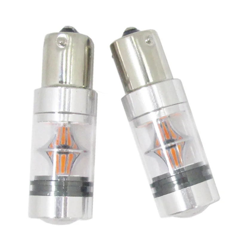 2 шт. P21W 100w 20SMD Samsung 3030 чипы 1156 BAU15S BA15S Canbus фонари заднего хода DRL дневные ходовые