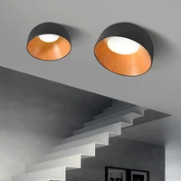 dia 35cm modern simple led ceiling light bedroom study black or white ceiling lamp balcony corridor nordic kitchen home fixtures