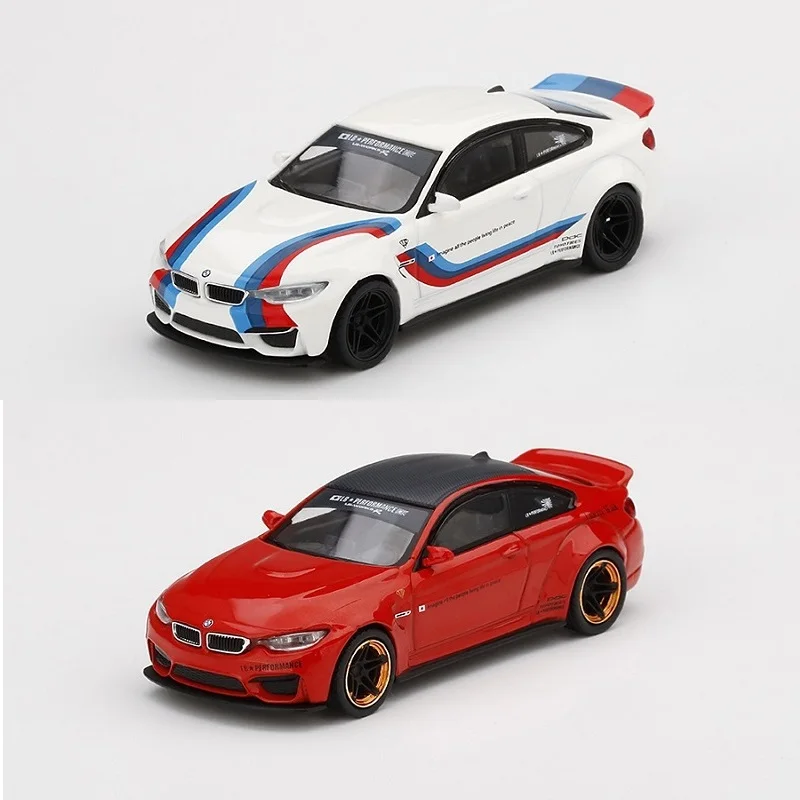Мини GT 1:64 LBWK фунтов производительность M4 белый с принтом буквы м в