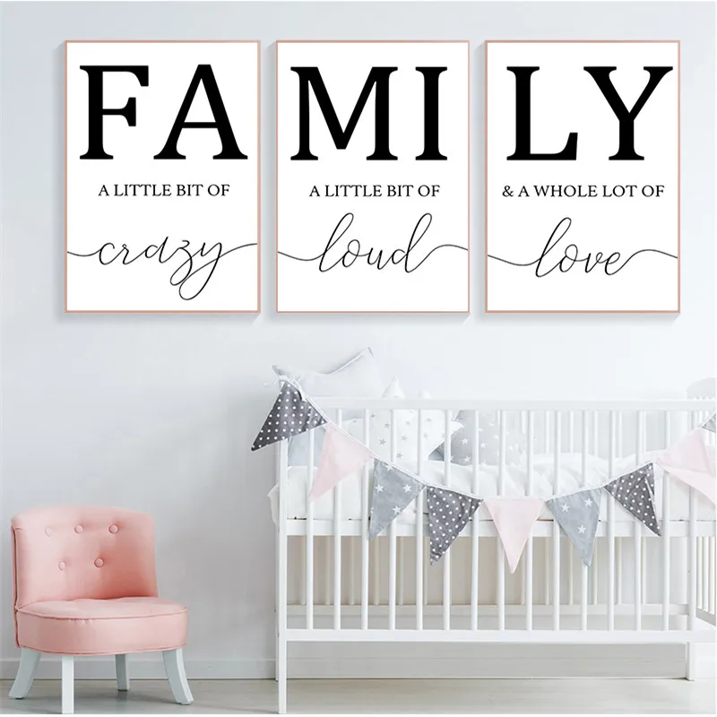 

Минималистичное искусство прекрасный семейный скандинавский Холст плакат скандинавский Декор для дома гостиной современная картина на ст...