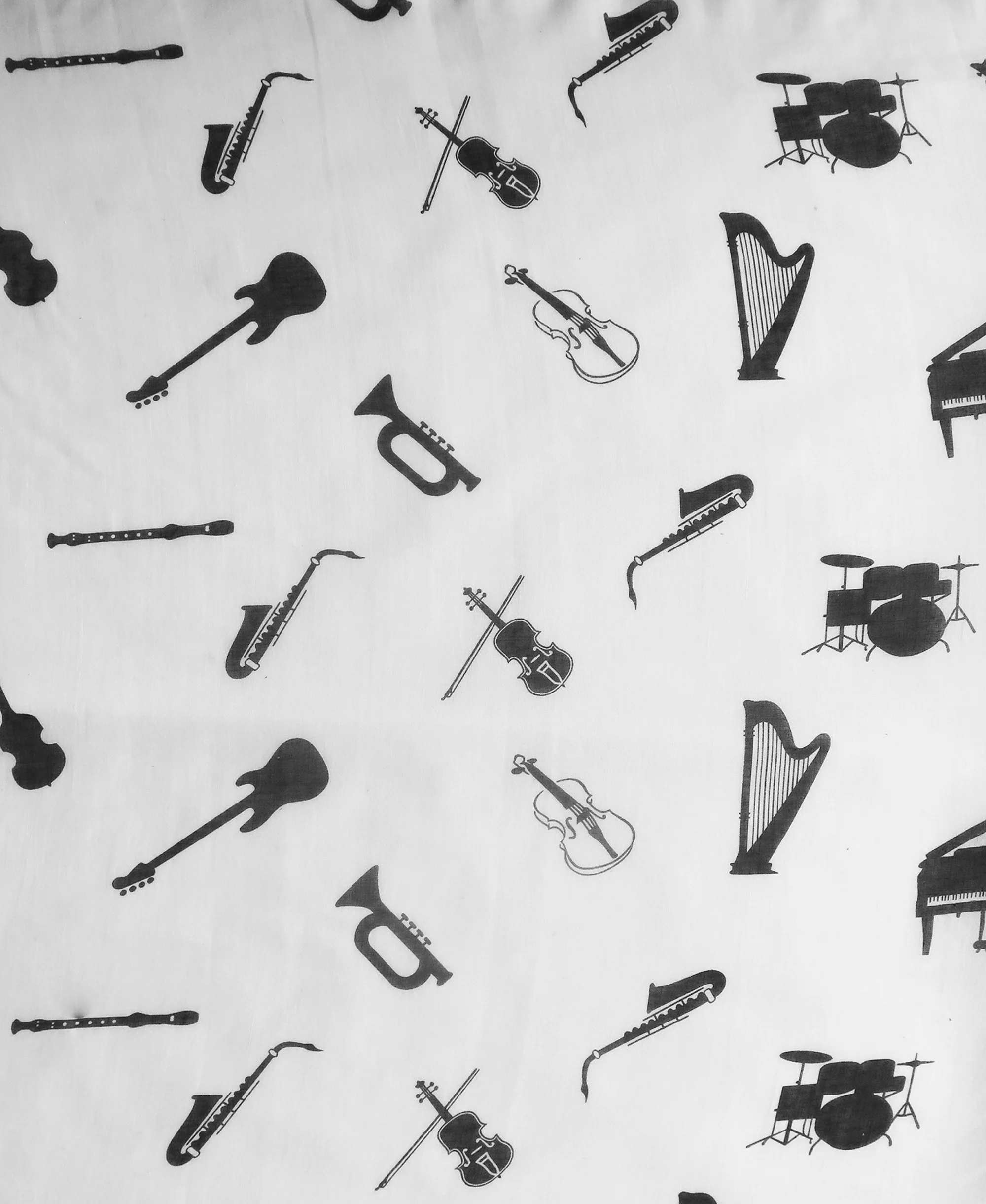 Женские шарфики и шали музыкальные инструменты для гитары пианино скрипки