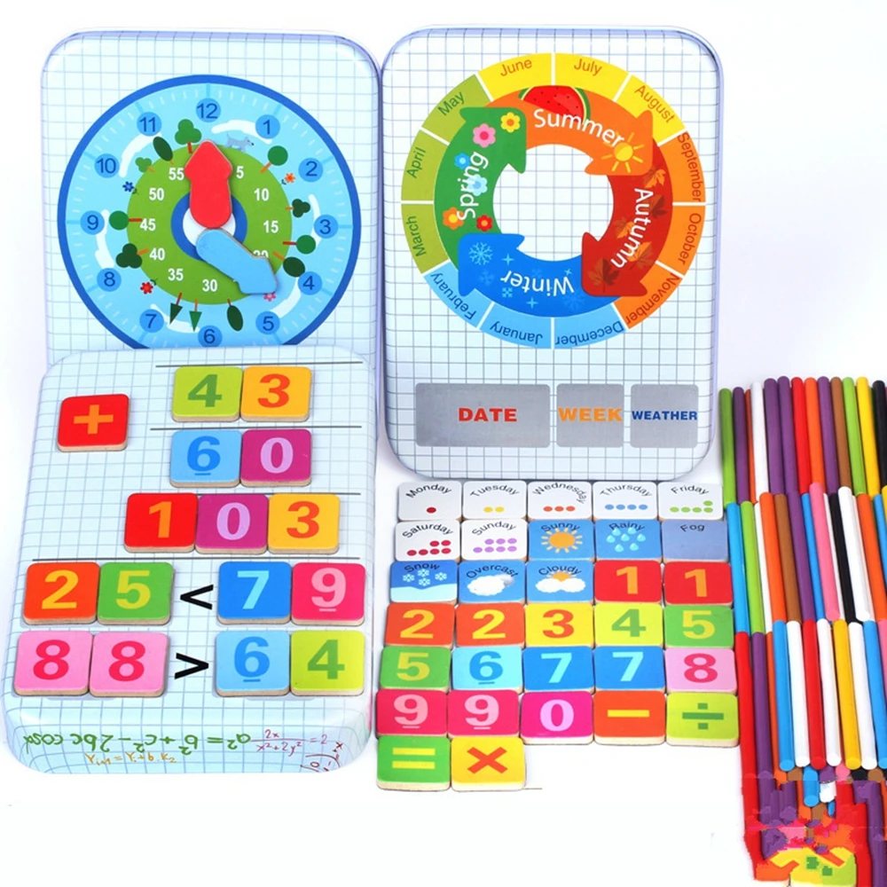 Детские развивающие игрушки игрушечная коробка Монтессори для цифрового