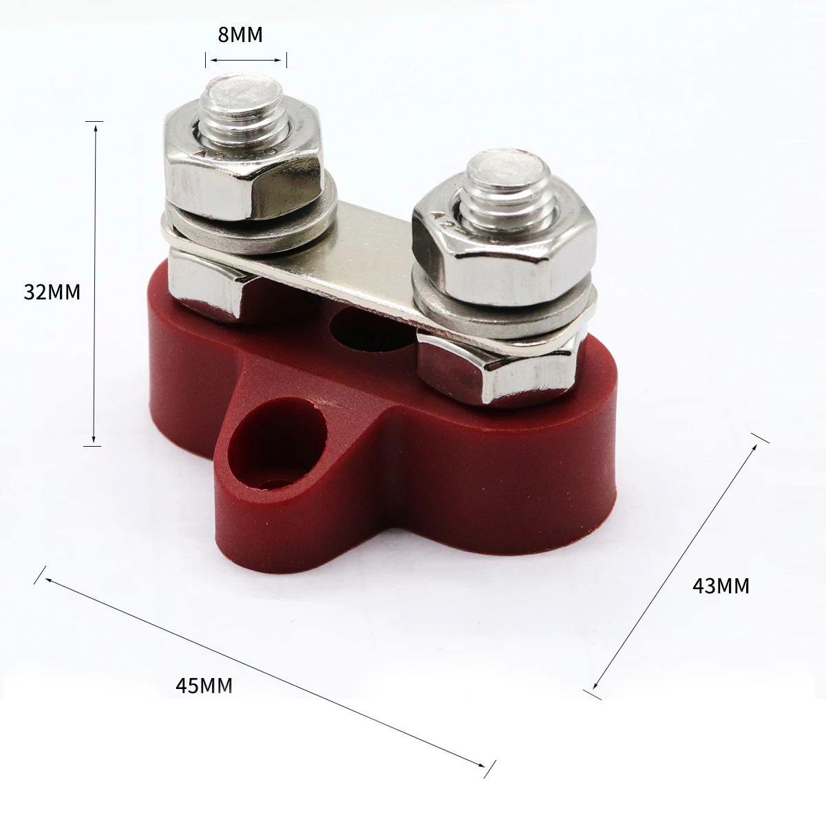 Заменяет M8 терминал запасной аксессуар тяжелый положительный 150A блок|Перемычки|