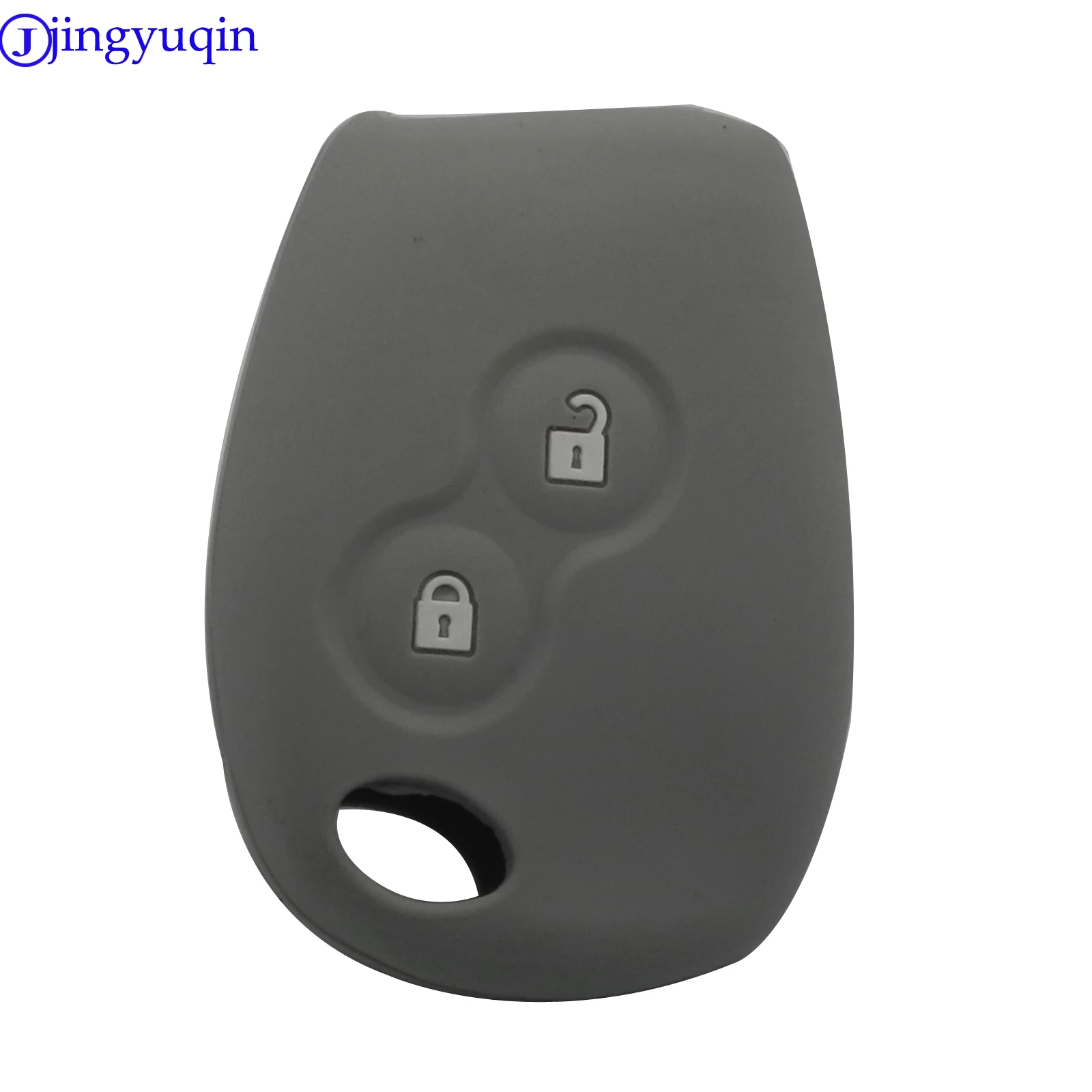 jingyuqin Remote 2 Btns Silicone Rubber Car Key Case Cover For Renault Kangoo DACIA Scenic Megane Sandero Captur Twingo Modu | Автомобили