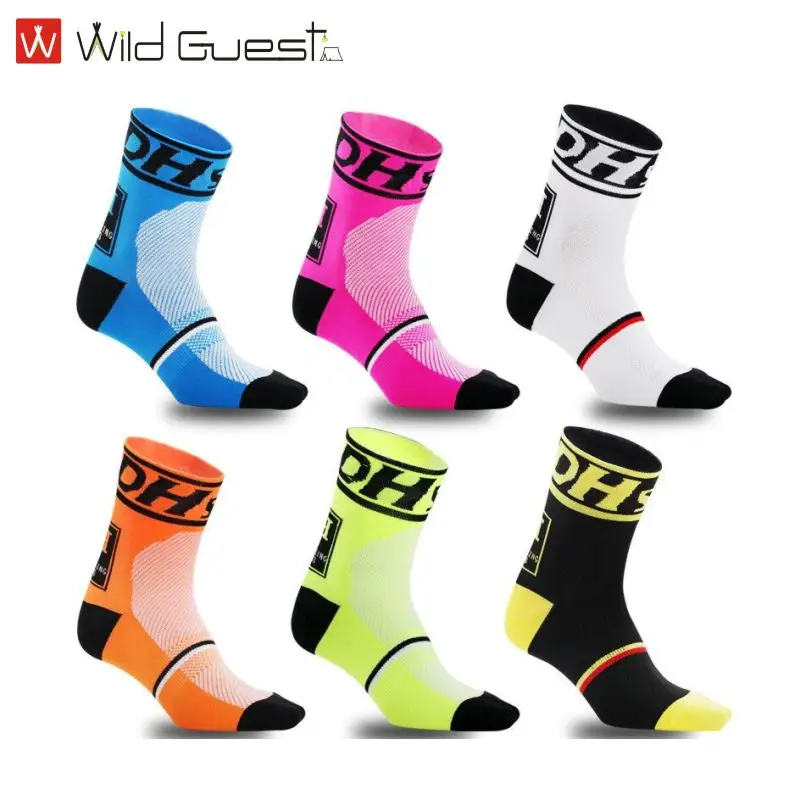 

Высококачественные мужские и женские спортивные носки для велоспорта, велосипедные носки для бега, баскетбола, спортивные дышащие носки ср...