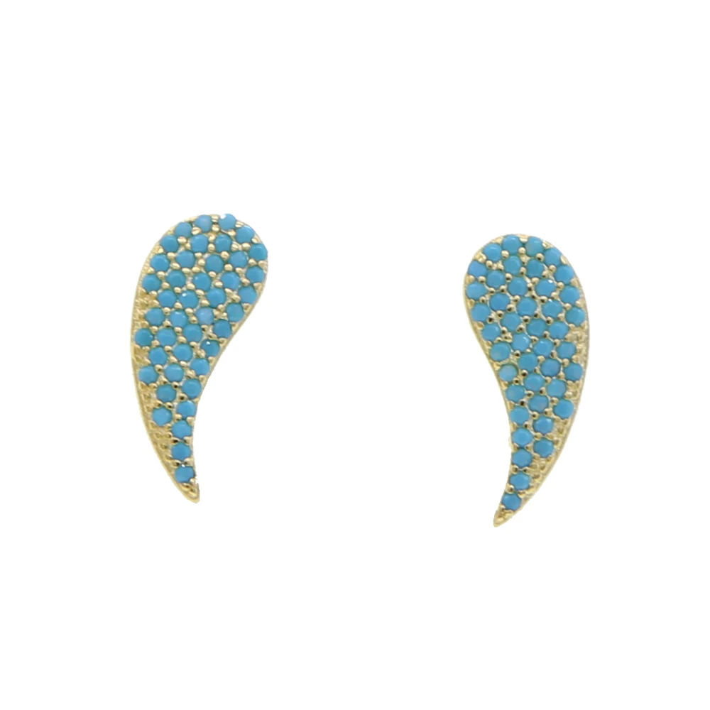 Женские серьги гвоздики из серебра 925 пробы с микрозакрепкой|Серьги-гвоздики| |