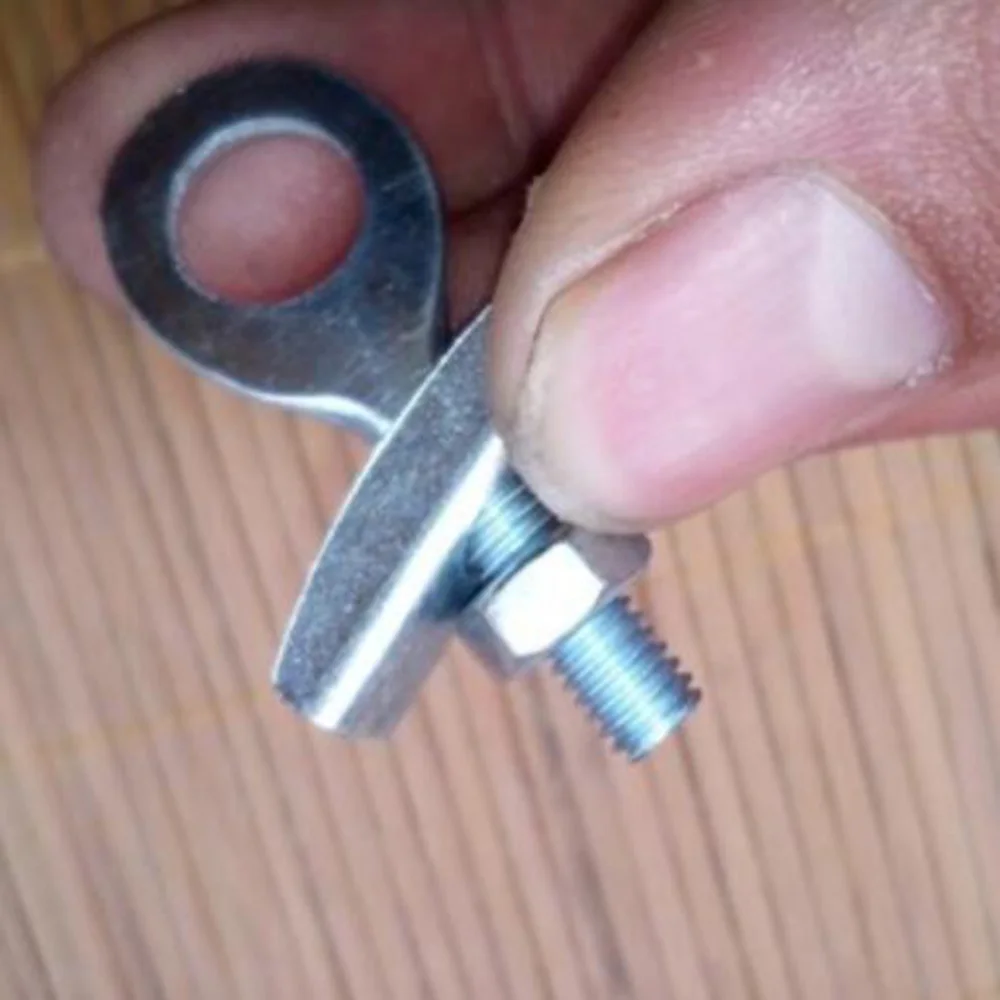 

2Pcs Bike Chains Adjuster Tensioner Fastener Speed Commuting Steel Bicycle Chains Pull Tight Screw Bolts Bike Repair Tool