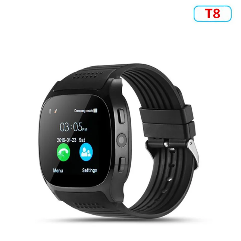 T8 Bluetooth Смарт-часы с sim-картой TF камера smartwatch спортивные наручные часы для телефона Android pk M26 Y1 A1 DZ09 GT08 V8 Z60
