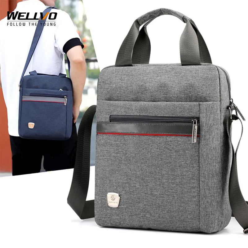 

Fashion Men Business Handbags Waterproof Nylon Crossbody Bag Business Office Messenger Bags Casual Shoulder Bag For Male XA60C