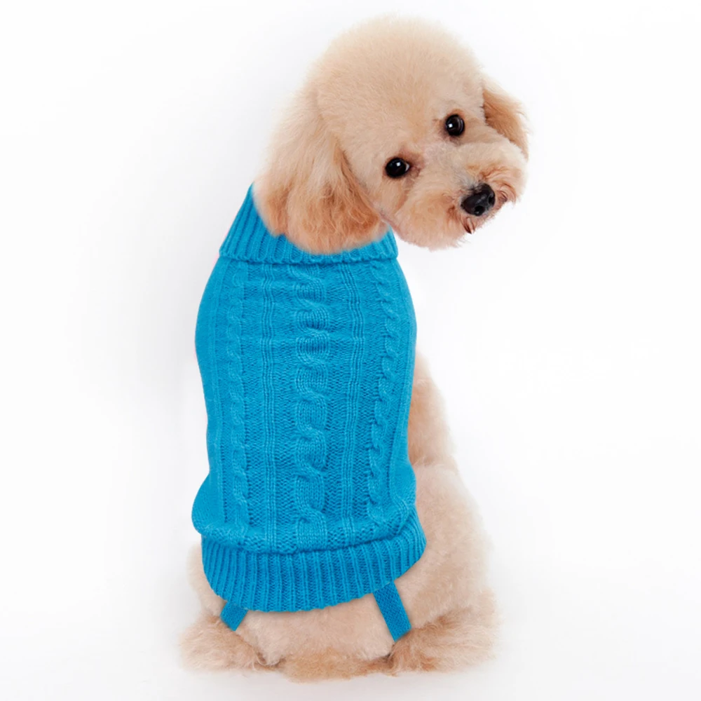 Свитер для домашних животных кошек зимняя теплая хлопковая одежда котята пальто