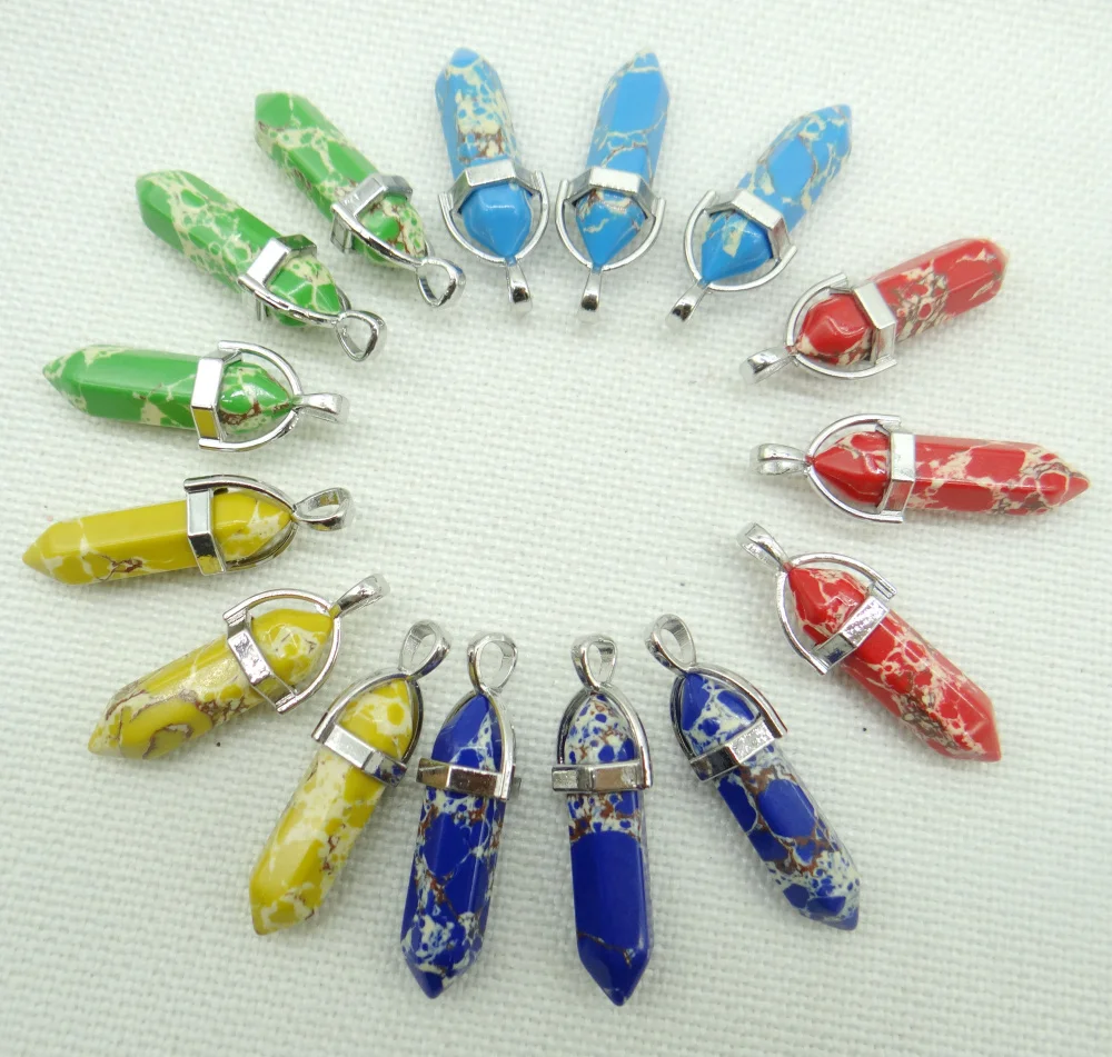 

Натуральный драгоценный кварцевый камень с украшением в виде кристаллов тигровый глаз гексагональной маятник рейки Шарм Penduloum Подвески "сд...