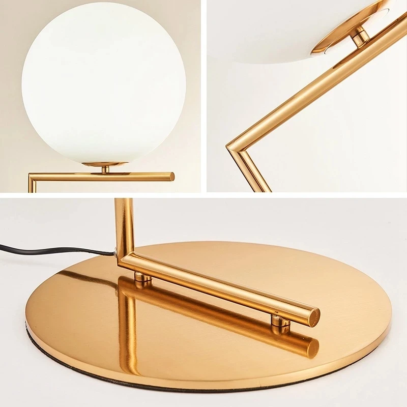 

Nordic LED Corner Floor Lamp for Living Room Glass Ball Modern Gold Floor lamps Standing Lamp minimal lamp vibrancy