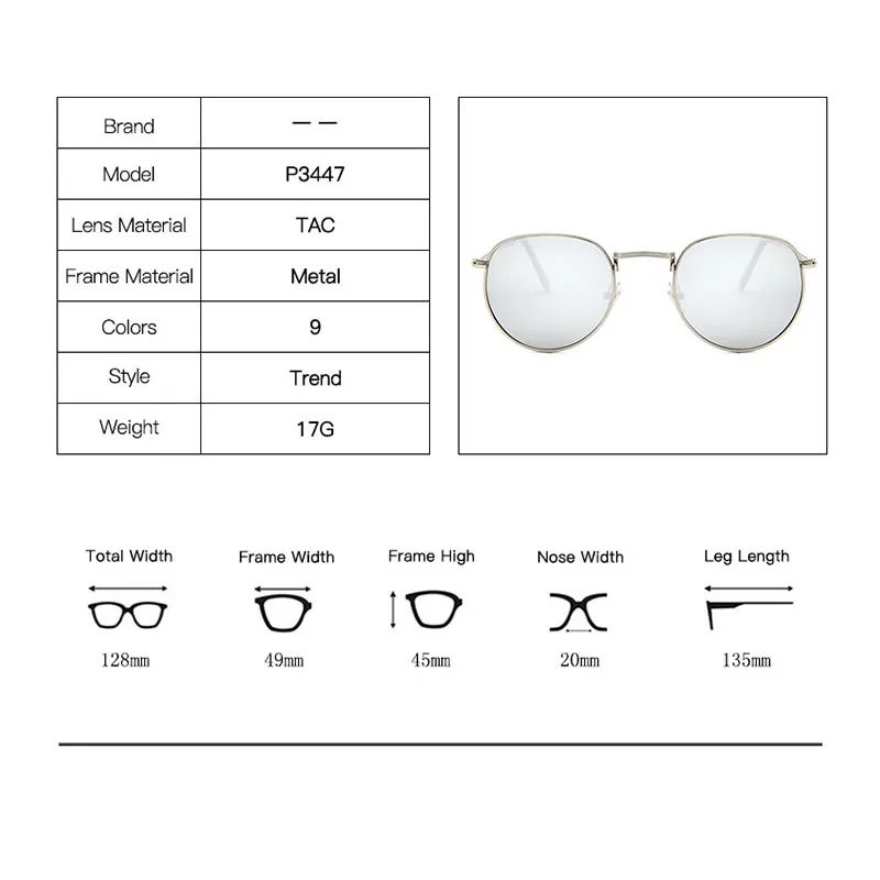 

New Fashion Retro Round shape Polarized Sunglasses Ladies Trendy Luxury Brand Street Shooting Glasses Men's Sports Driving