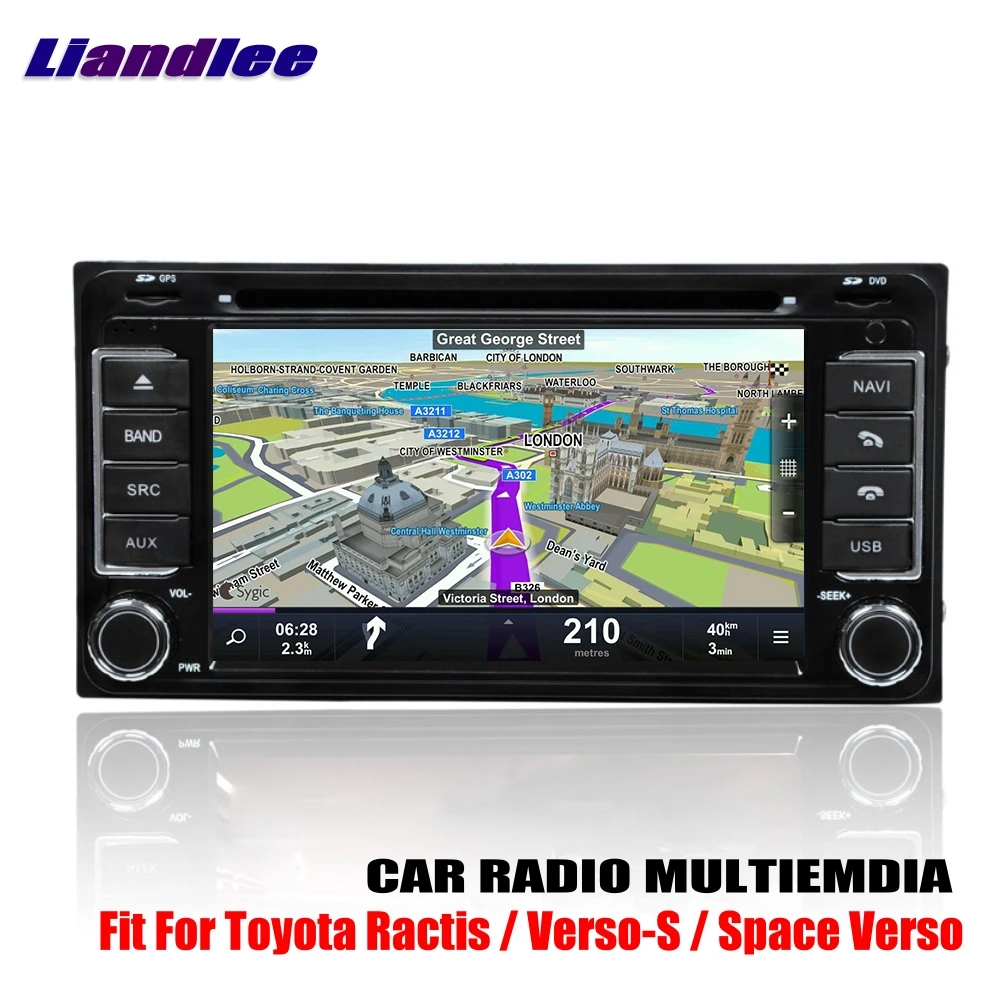 Liandlee для Toyota Ractis / Verso S Space 2005 ~ 2013 Android автомобильный радиоприемник DVD плеер GPS