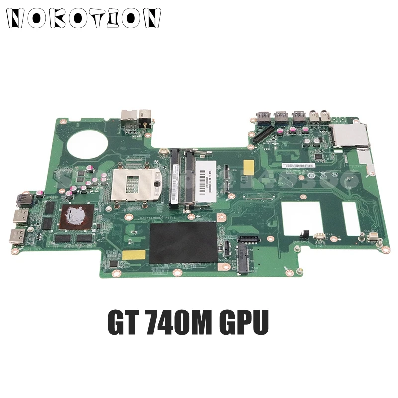 

Материнская плата NOKOTION для ноутбука Lenovo ideacesta A730, материнская плата 11S90003046 DA0WY1MB8E0 HM86 GT740M DDR3 все-в-одном