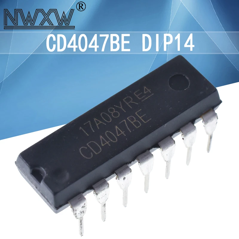 

10 шт./партия CD4047 CD4047BE CD4047BD logic-многочастотный генератор 4047 DIP14 прямая вилка