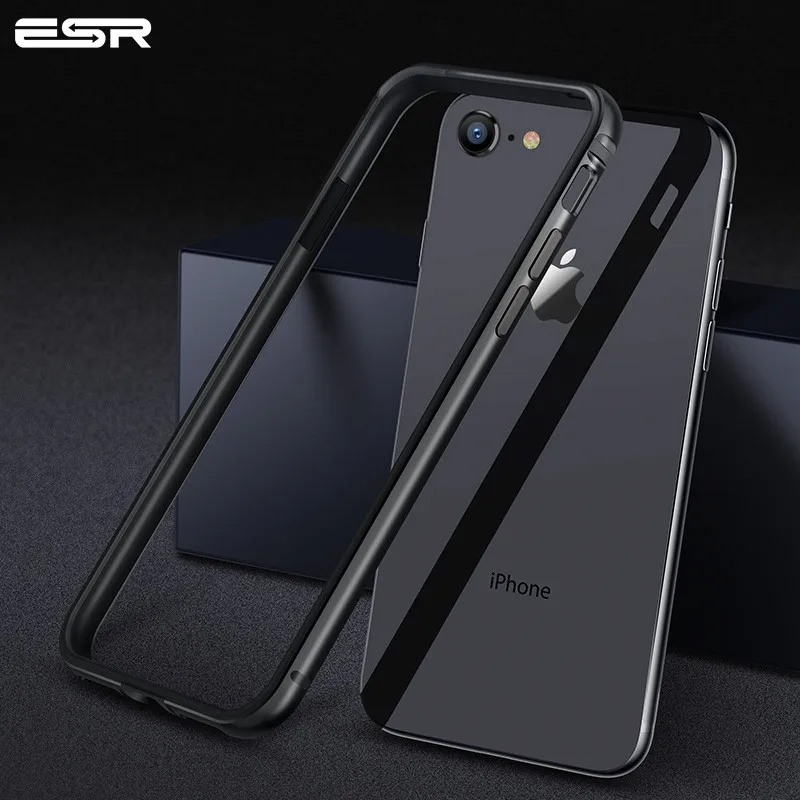 Чехол для iPhone 8/8 плюс, ESR металла рамки ультра тонкий Алюминий сплав Универсальный амортизирующий бампер чехол для iPhone 7/7 Plus