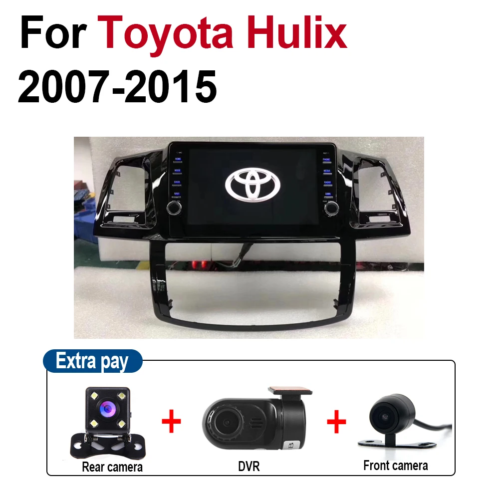 ZaiXi 2 Din Автомобильный мультимедийный плеер Android авто радио для Toyota Hilux 2007 ~ 2015 DVD GPS
