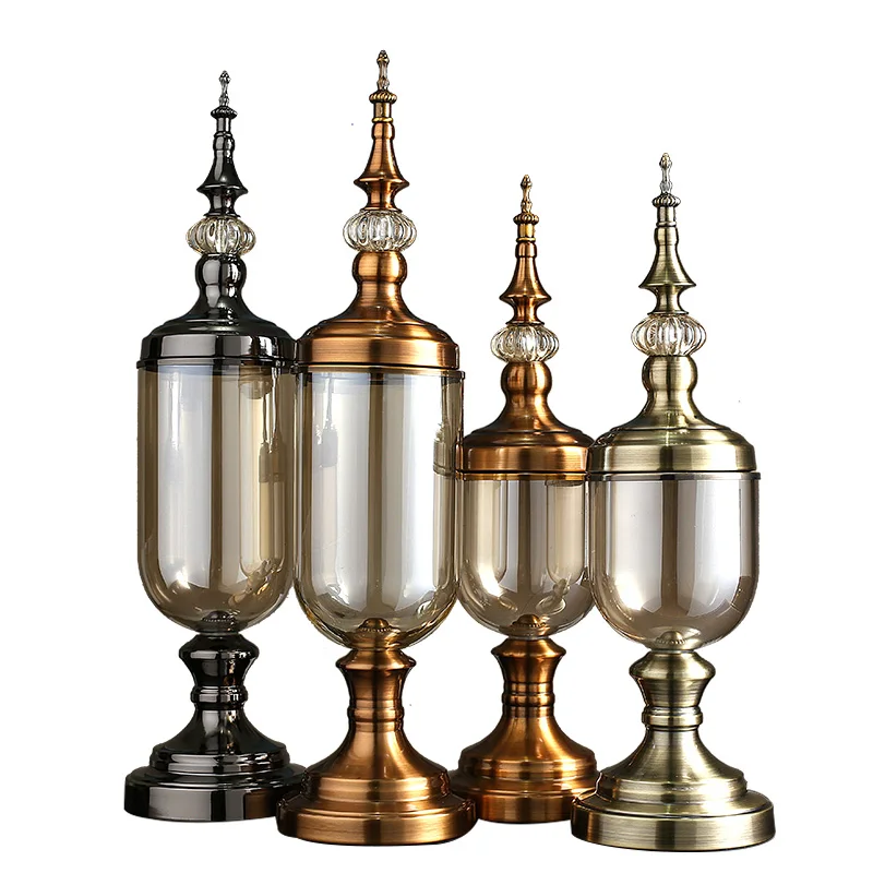 Европейские стеклянные бутылки Креативные украшения для дома современные