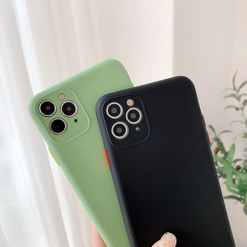 Защитный чехол карамельного цвета для телефона iPhone 11 Pro Max XR X XS 7 8 Plus мягкий из ТПУ