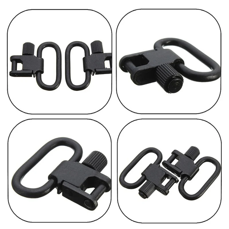

2 Pcs Shortgun Quick Detach 1inch Sling Swivel Strap Buckle Set LDF668