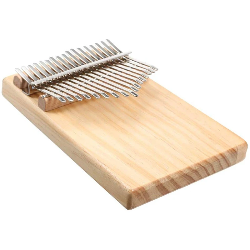 17 клавиш Mbira Карманный музыкальный инструмент пальцевое пианино калимба