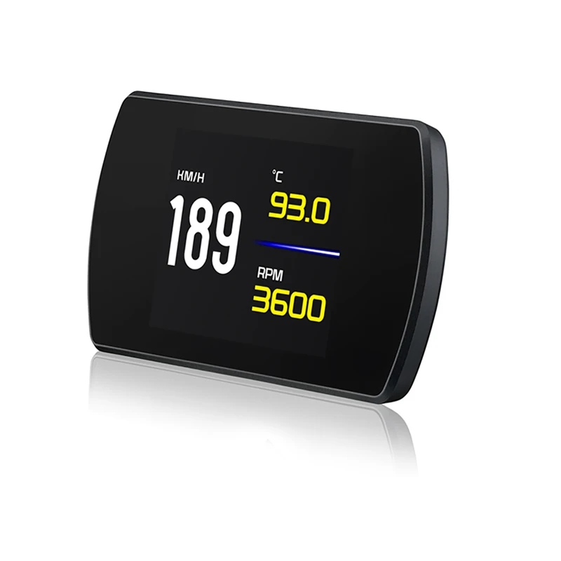 OBD2 проектор скорости цифровой спидометр Дисплей Расход топлива температура