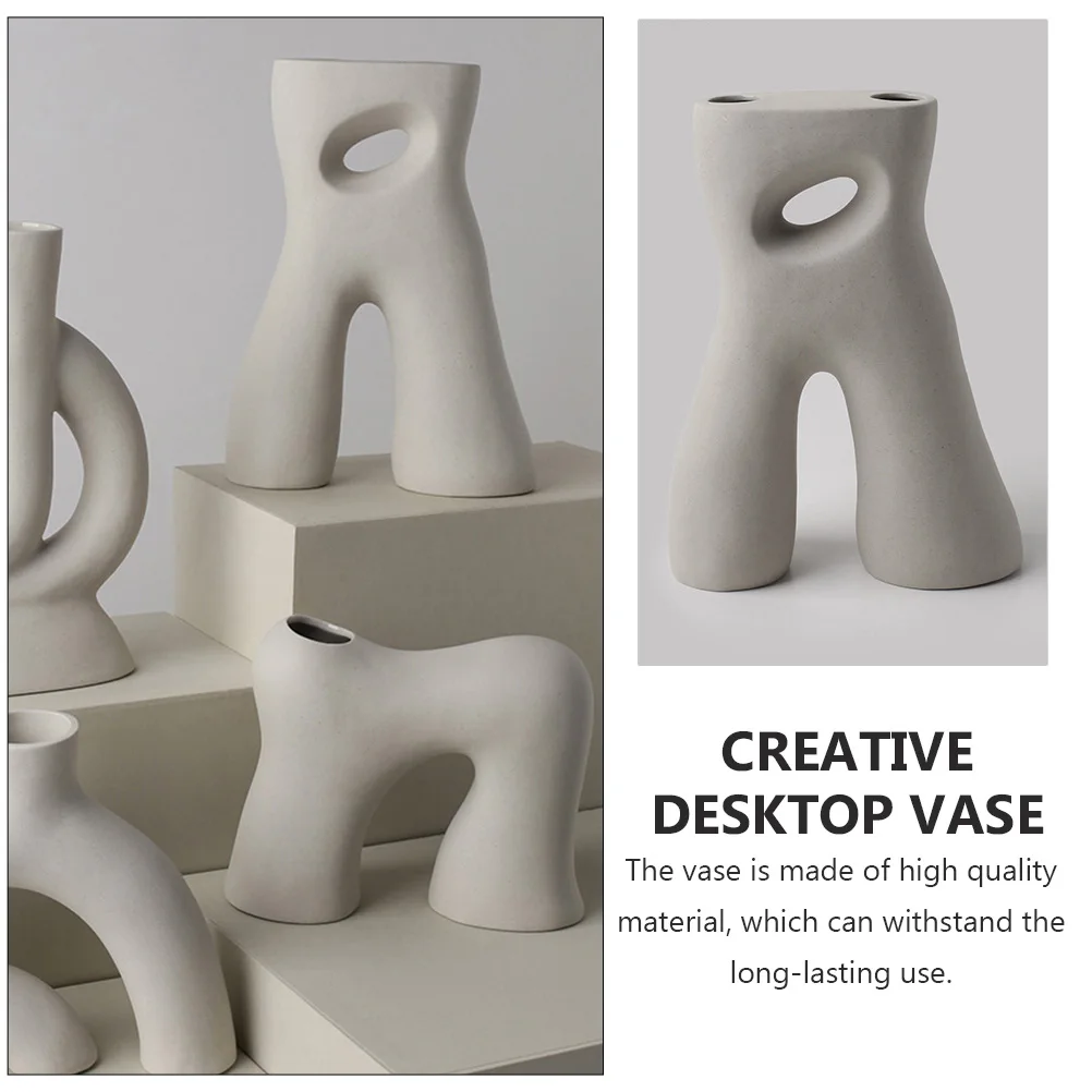 

Creative Ceramic Vase Creative Desktop Vase Decor Flower Arrangement Vase