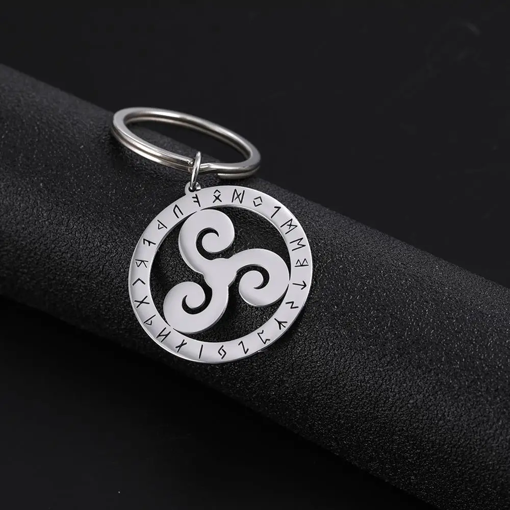 Брелок для ключей из нержавеющей стали с подвеской | Украшения и аксессуары