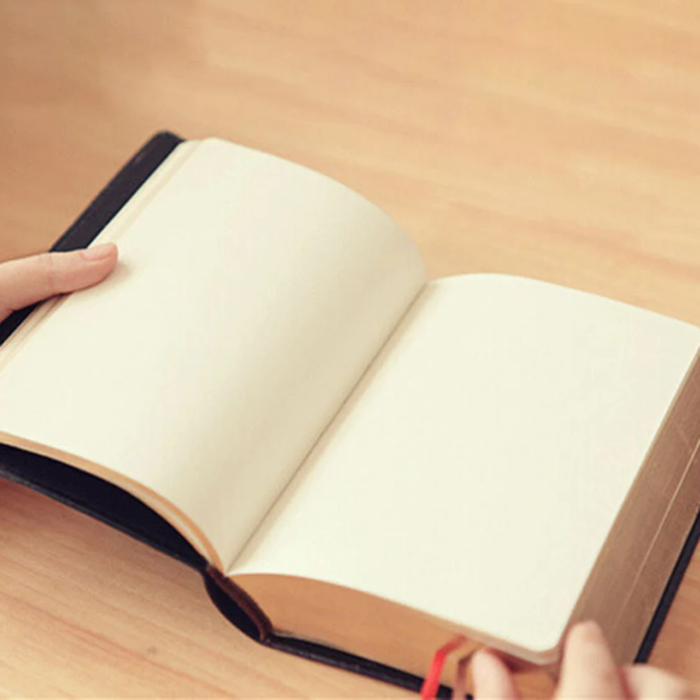 Винтажный блокнот из толстой бумаги кожаный Библейский дневник книга школа
