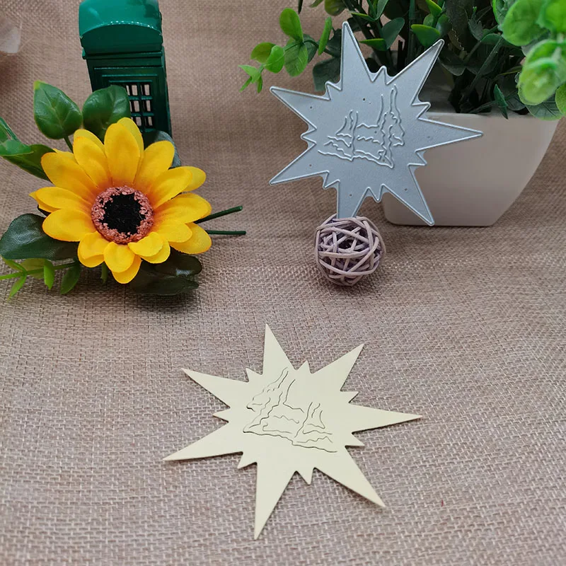 Набор вырубных штампов &quotГорный в звезда рамы для карт DIY трафарет скрапбукинга