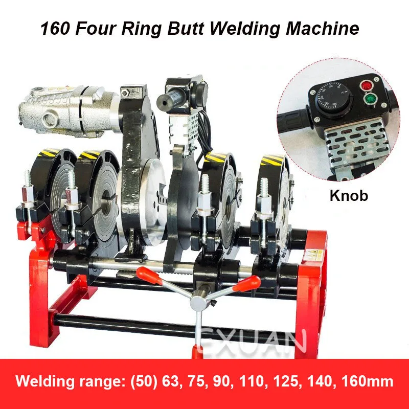 Станок для стыковой сварки ПЭ труб ручной полуавтоматический станок горячего