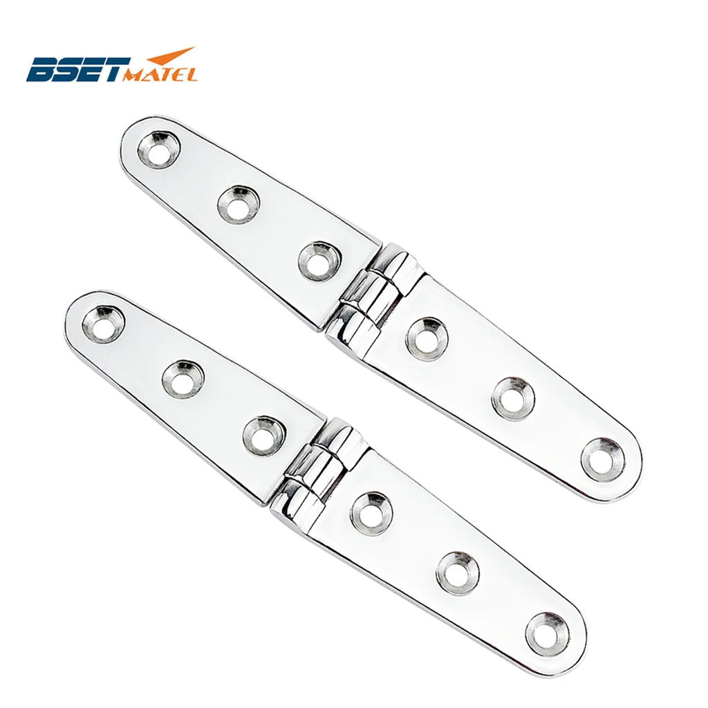 

2 PCS 28*153mm Marine Grade 316 Boat Cupboard Cabinet Door Butt Hinge Furniture Fitting cabin deck hinges Drawer Hinge