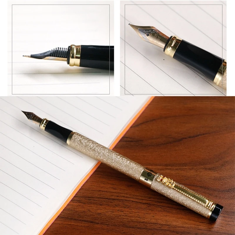 

Business Student Fountain Pen 0.5mm Extra Fine Nib Calligraphy Writing Tool Gift