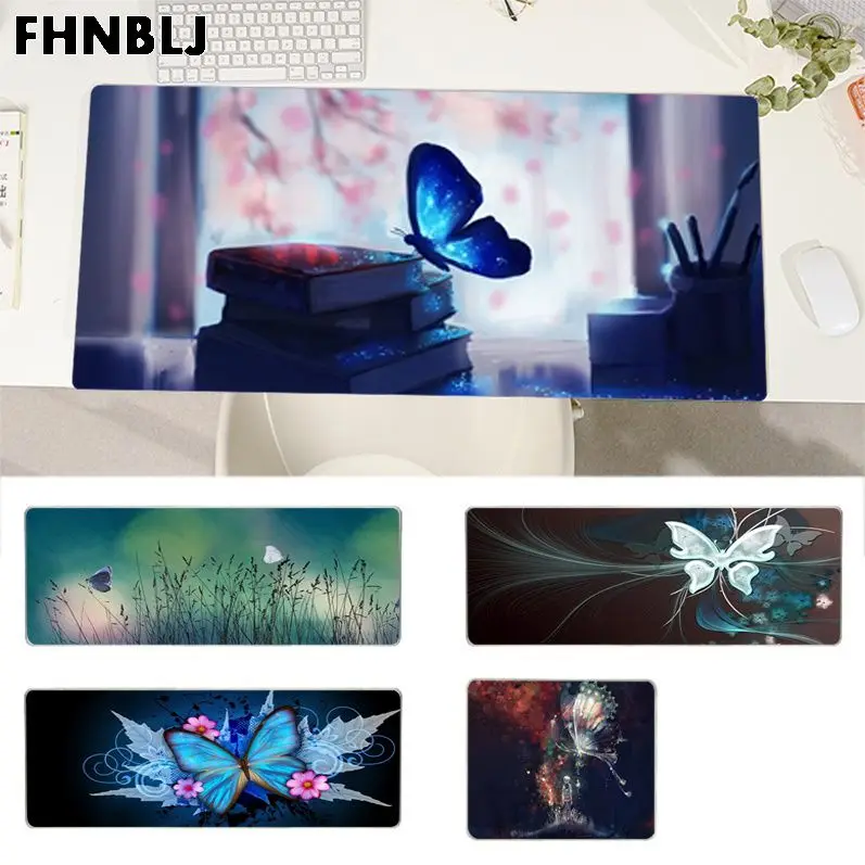 Butterfly art Non Slip PC Natural Rubber Gaming mousepad Desk Mat Size for Keyboards Mat Mousepad for boyfriend Gift